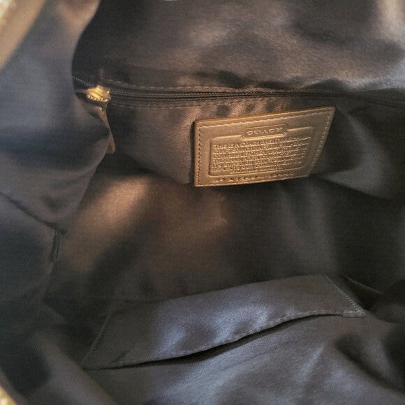 Coach Ashley Metallic Leather Satchel Bag - Picture 10 of 11